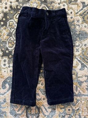Ralph Lauren Navy Corduroy Kids Pants